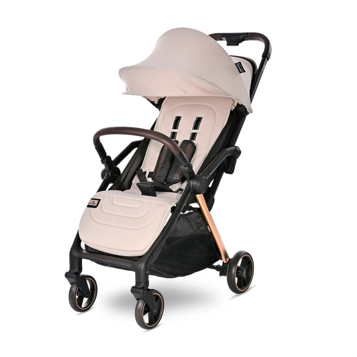 Lorelli Loret - wózek spacerowy autofold do 22kg | Beige