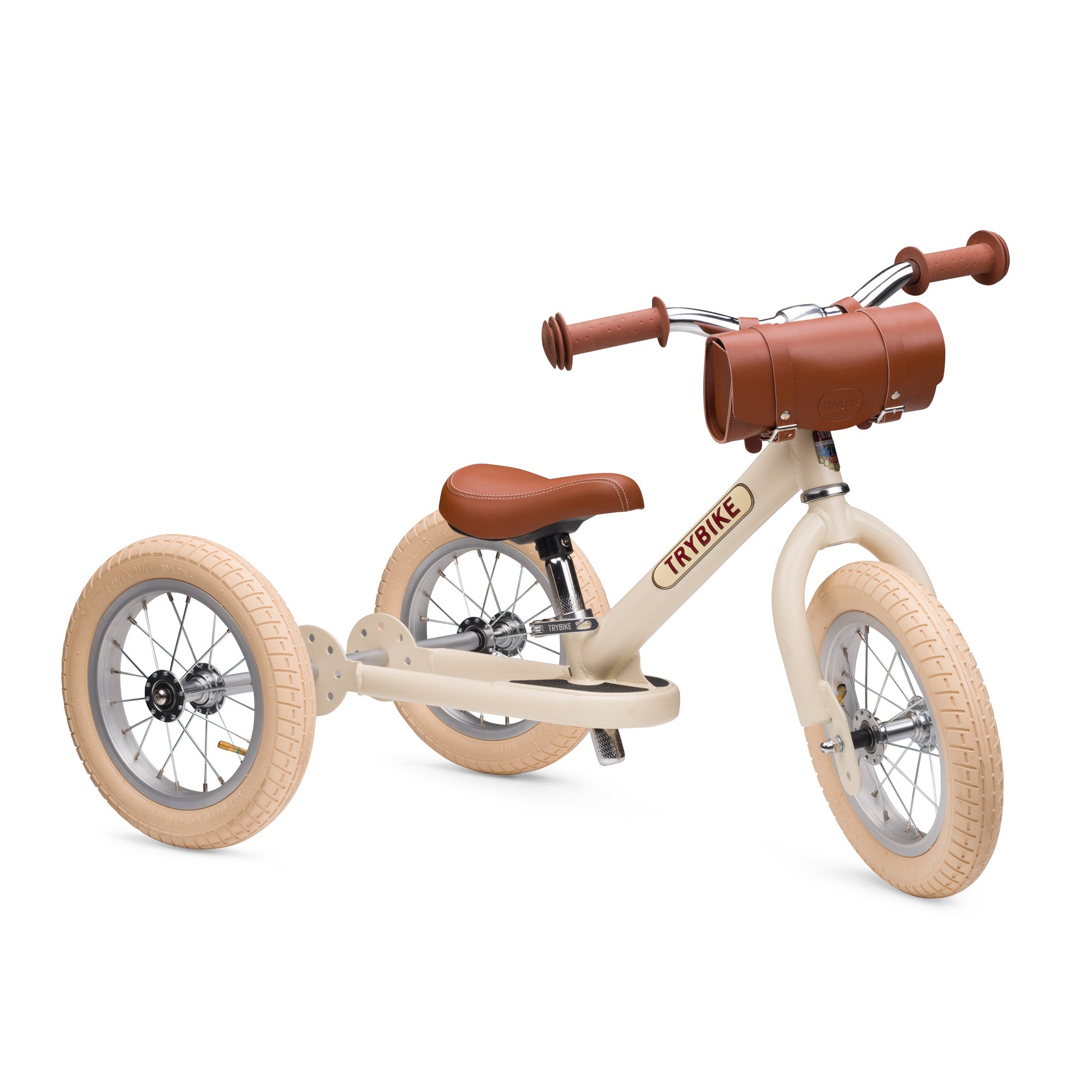 Torba retro na kierownicę roweru dziecięcego akcesoria rowerowe Trybike