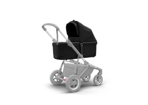 Thule Sleek Wózek spacerowy 3w1 zestaw z gondolą Midnight Black on Aluminum