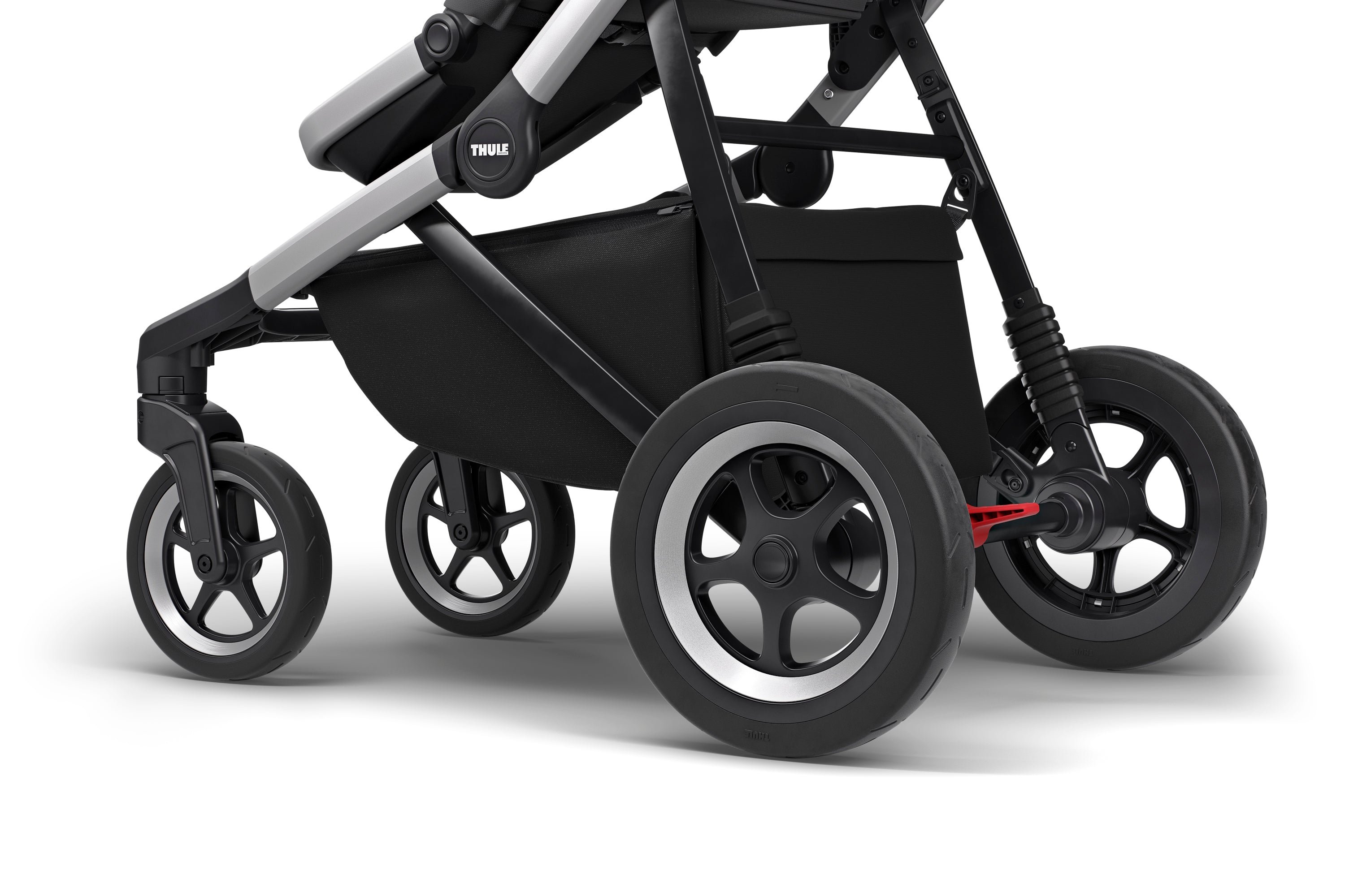 Thule Sleek Wózek spacerowy 3w1 zestaw z gondolą Navy Blue on Aluminum