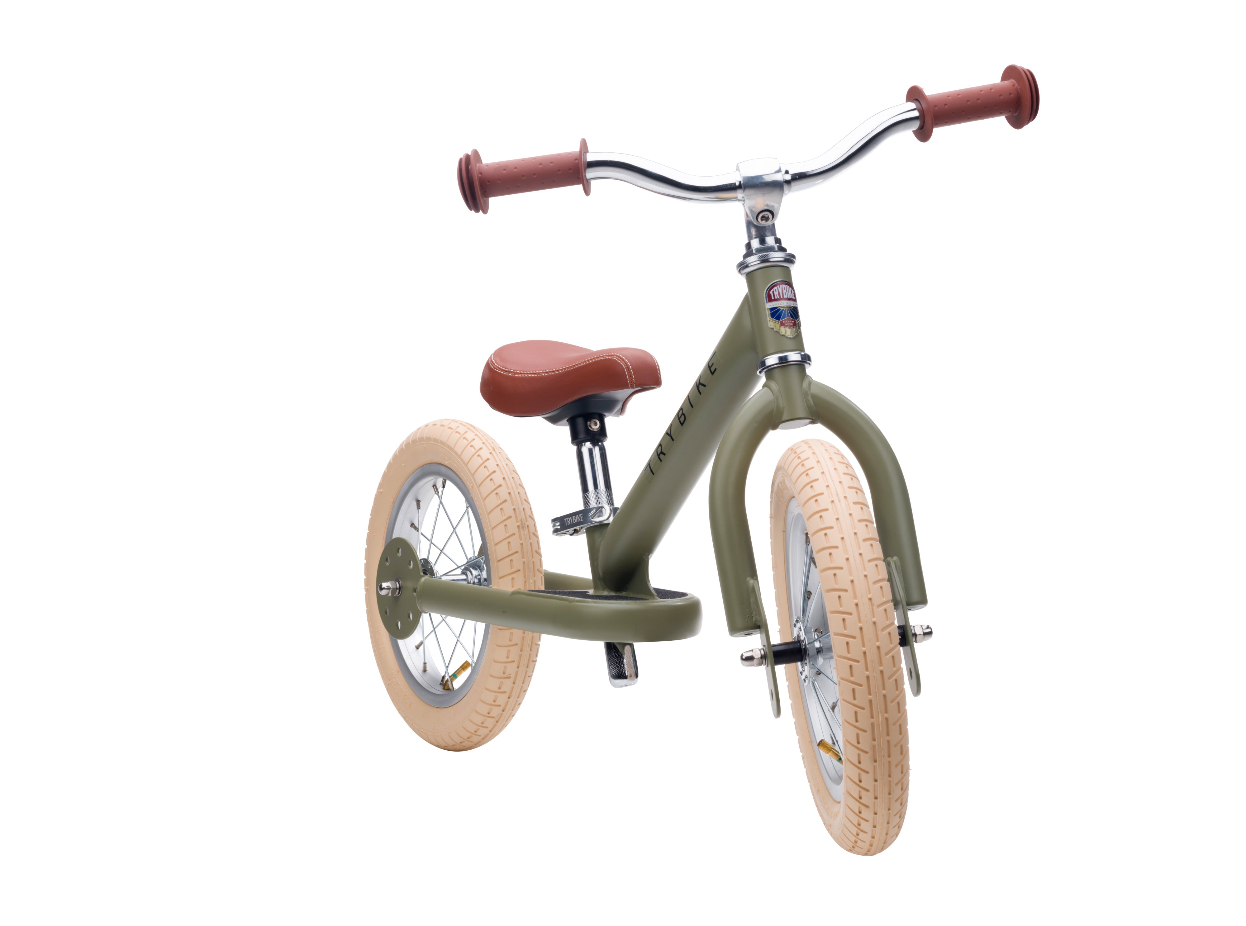 Pierwszy rower biegowy balansujący dziecięcy zielony dla dzieci Trybike