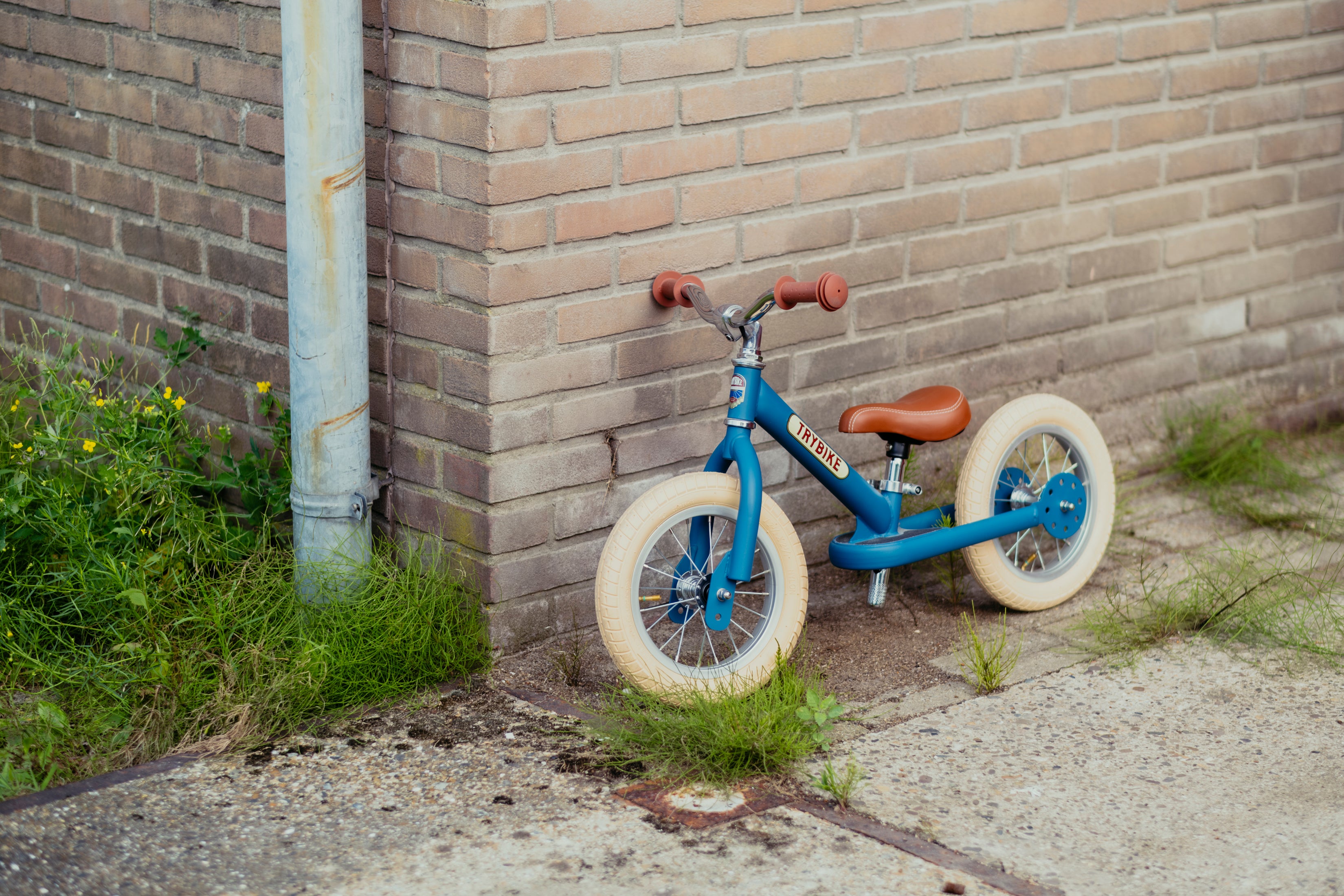 Pierwszy rower biegowy balansujący dziecięcy niebieski dla dzieci Trybike