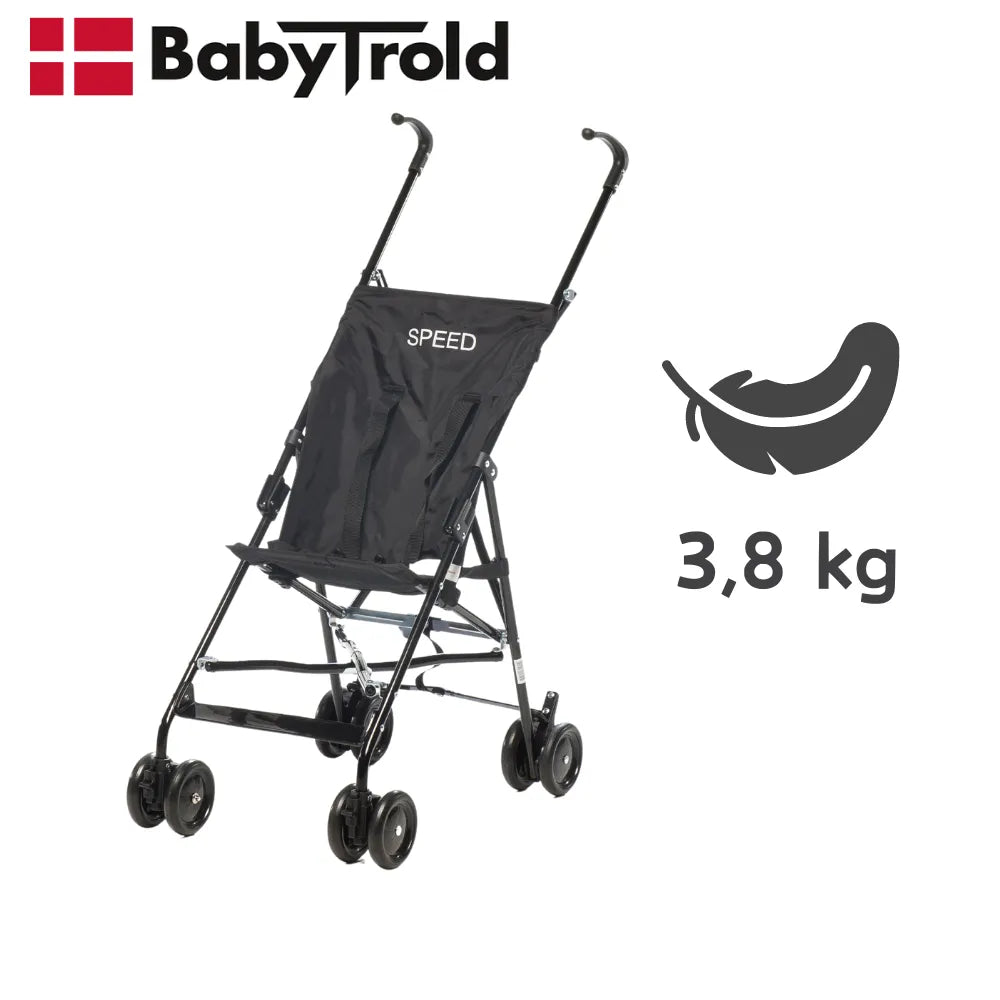 Spacerówka BabyTrold Speed czarny