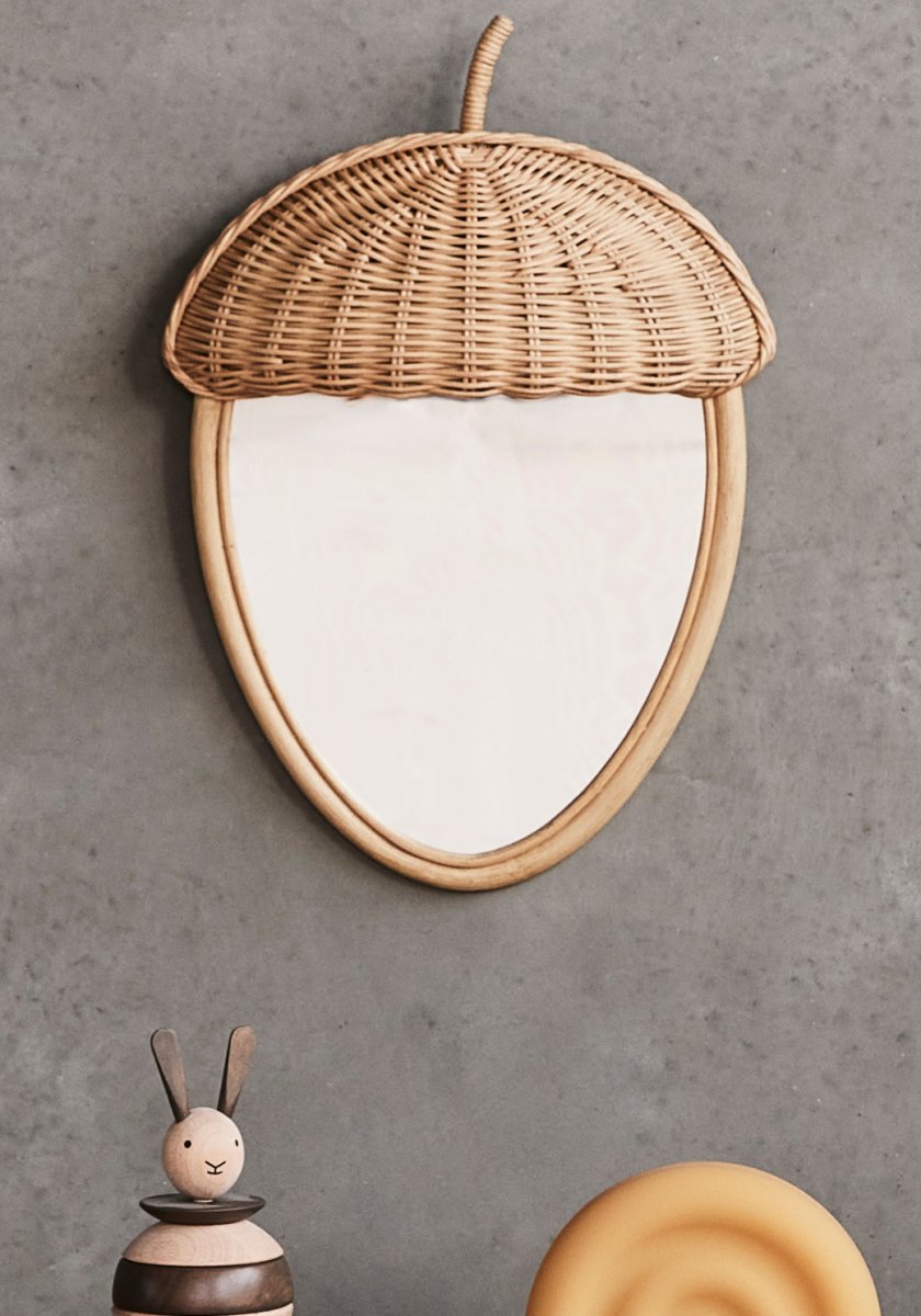 Acorn Lustro ścienne OYOY Mini żołądź - JasieBasie.pl