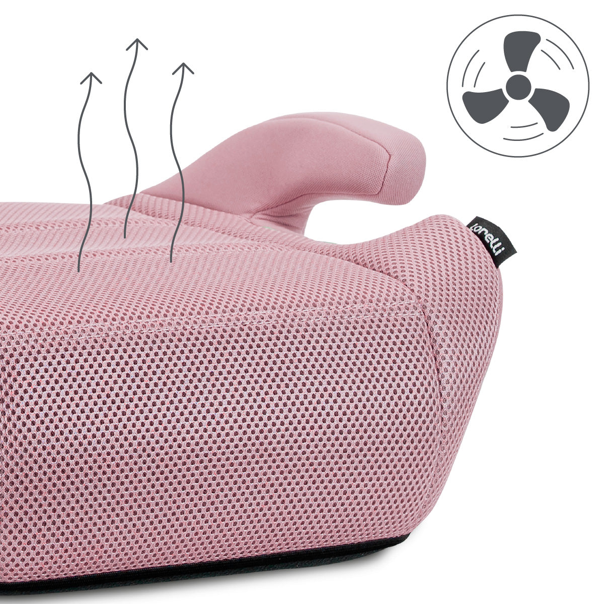 Lorelli Zen - podkładka, podwyższenie ISOFIX 125-150cm | Rose