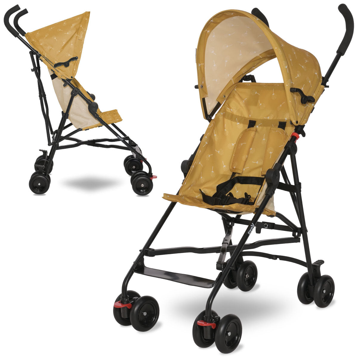 Lorelli Vaya - wózek spacerówka parasolka | Lemon Curry.