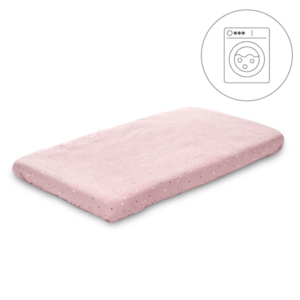 Lorelli Jersey - prześcieradło do łóżeczka 98x65cm | Rose Sky