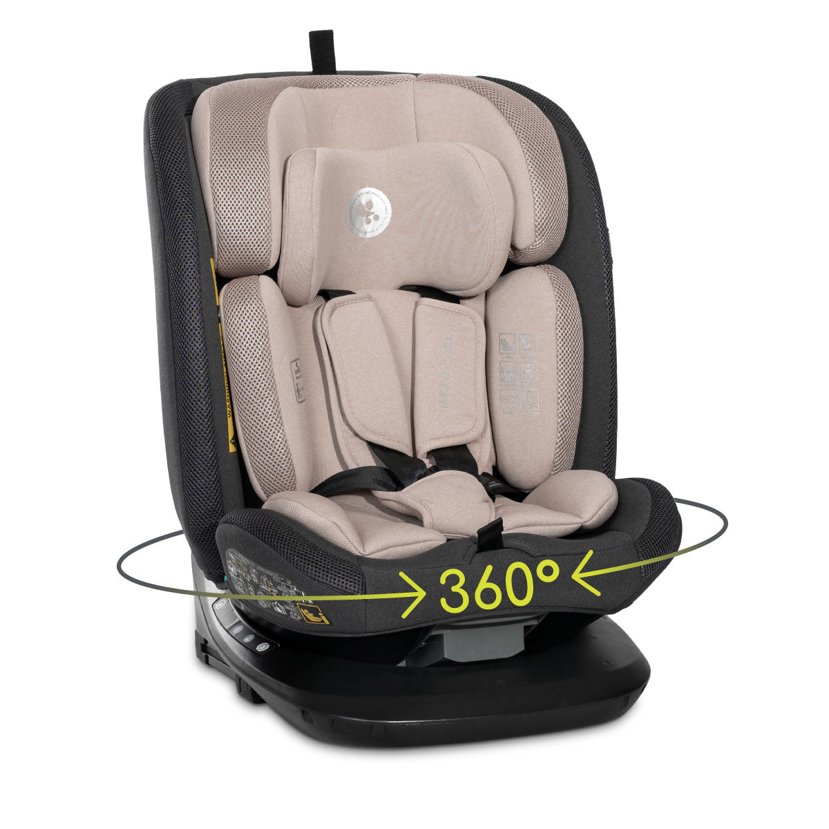 Lorelli Imola - fotelik i-Size 40-150 cm ISOFIX 360 | Beige.