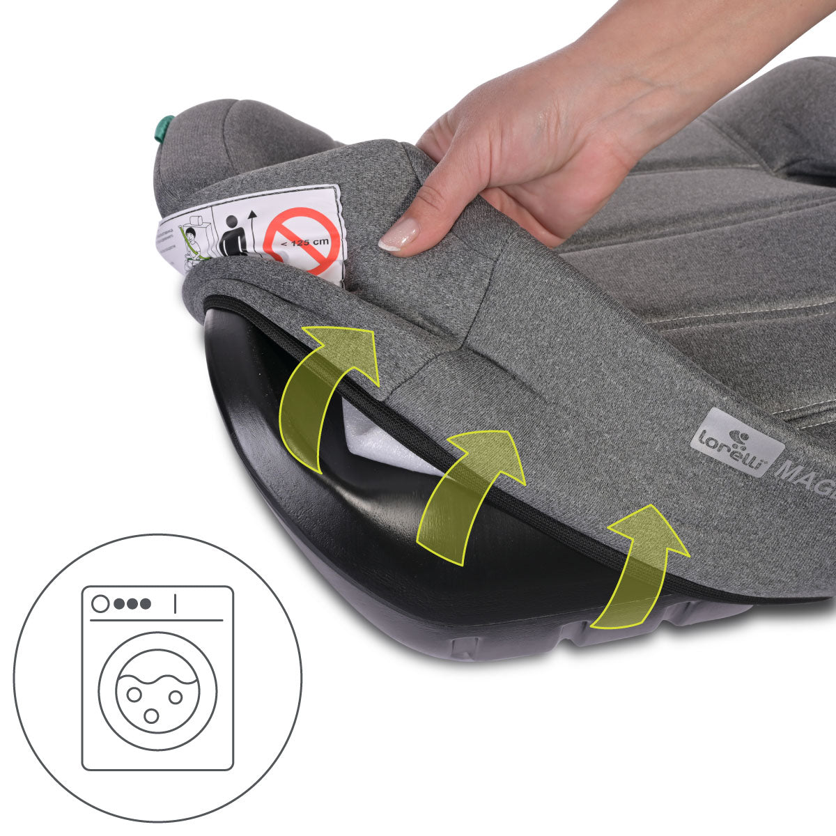 Lorelli Magellan - podstawka samochodowa 125-150cm | Grey.