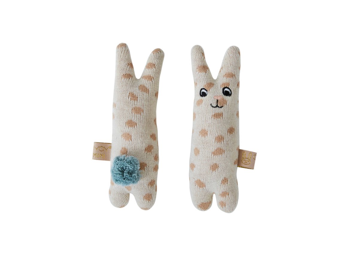 Baby Rattle - Rabbit - JasieBasie.pl