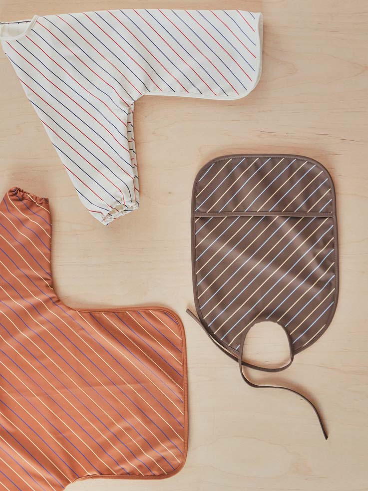 Bib Striped - Pack of 2 - JasieBasie.pl