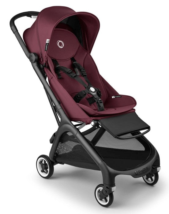 Bugaboo Butterfly Wózek spacerowy ultralekki | Black/Dark Cherry-Dark Cherry