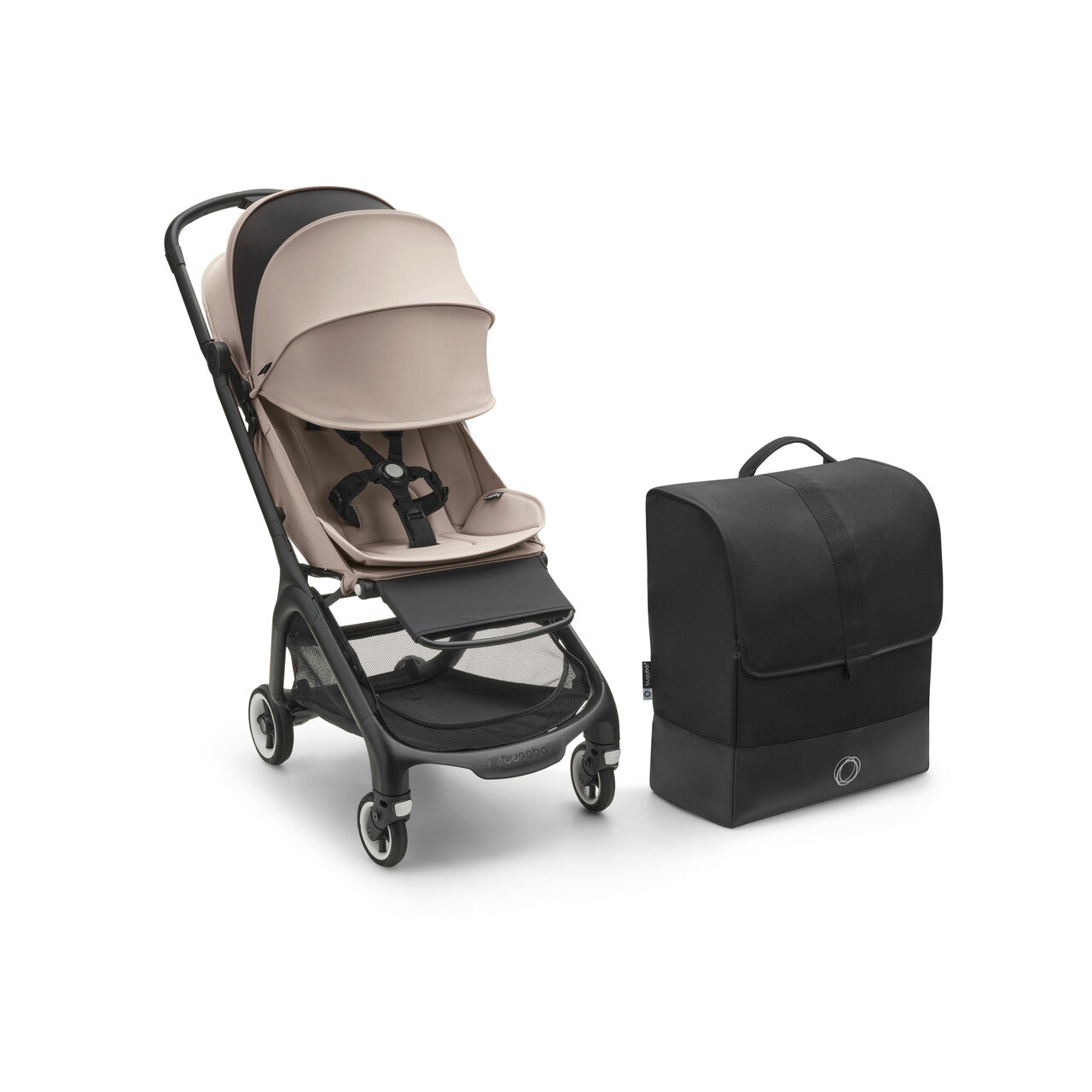 Bugaboo Butterfly Wózek spacerowy ultralekki | Black - Desert Taupe