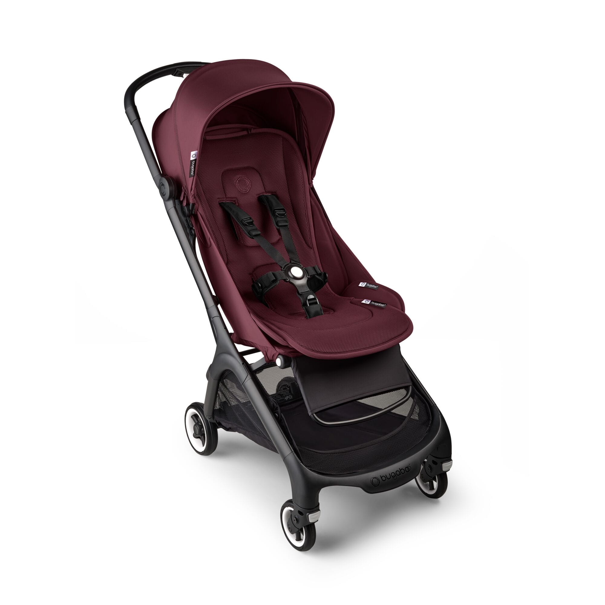 Bugaboo Butterfly Wózek spacerowy ultralekki | Black/Dark Cherry-Dark Cherry