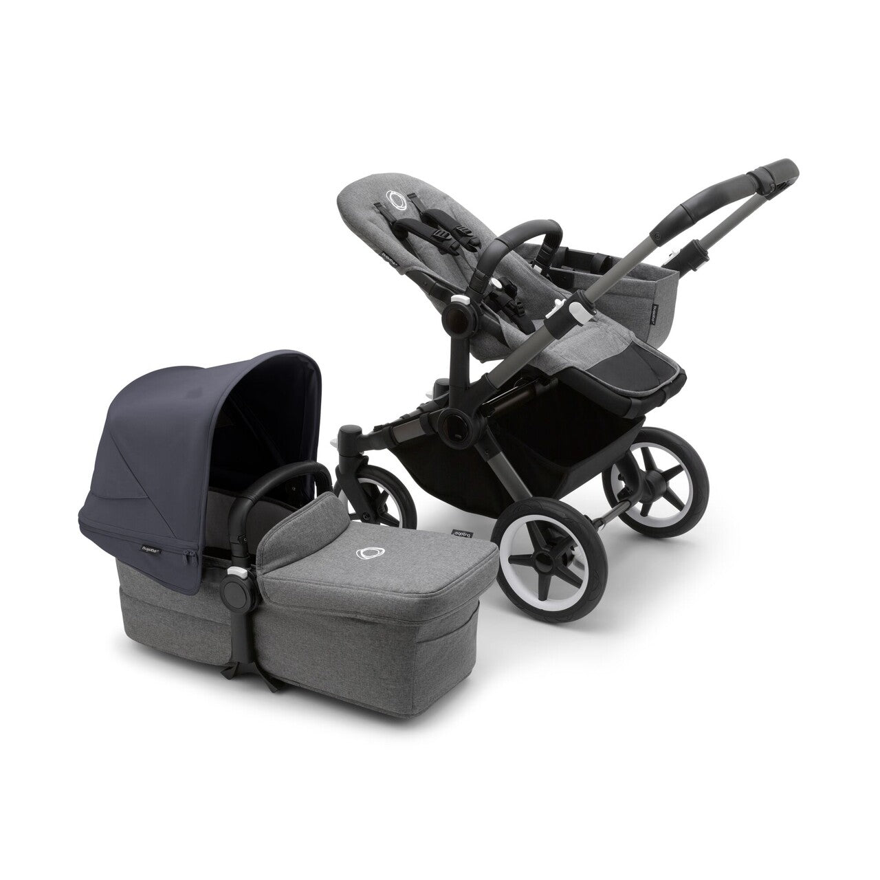 Bugaboo donkey5 Baza wózka bez budki GRAPHITE/GREY MELANGE