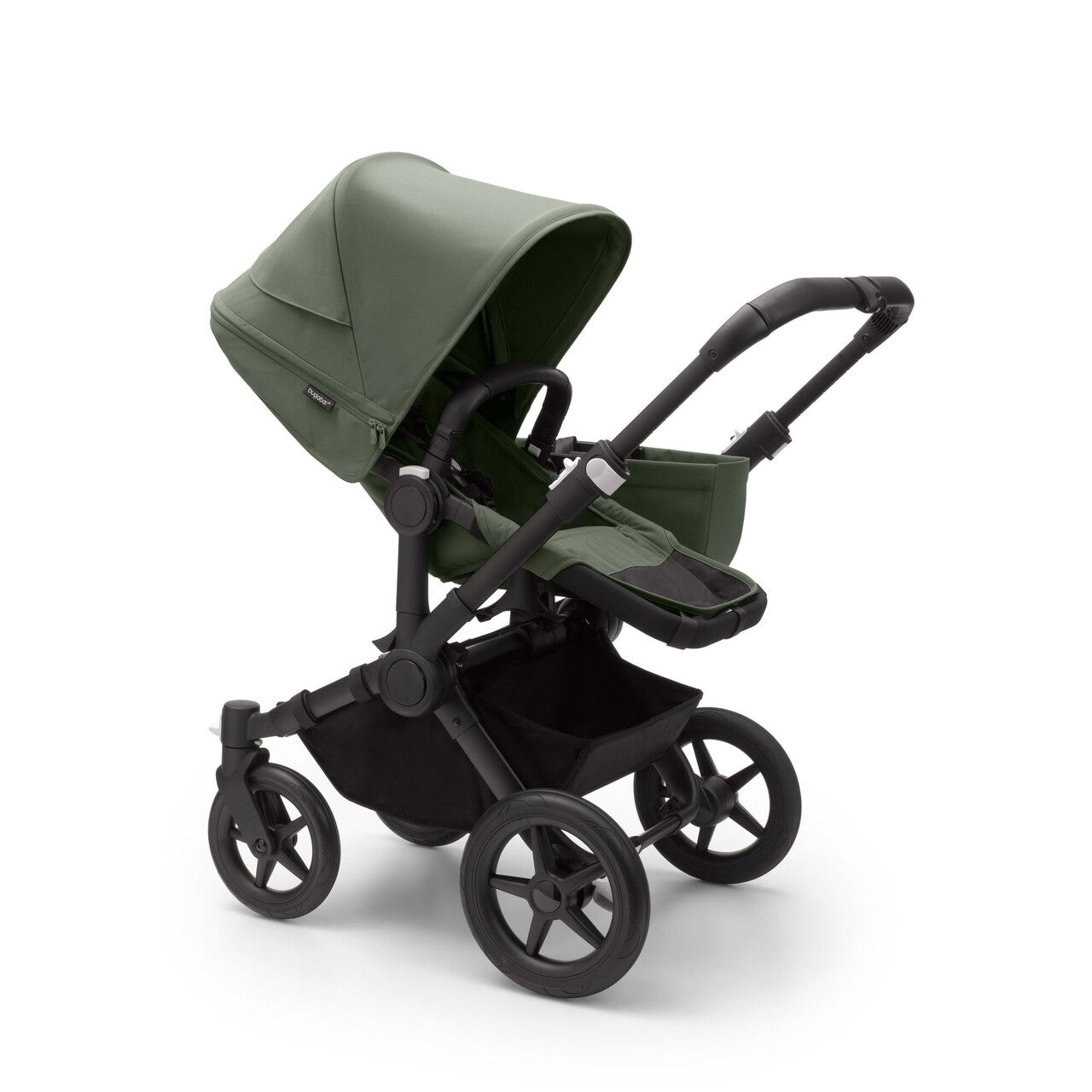 Bugaboo Donkey5 Mono Wielofunkcyjny wózek BLACK/FOREST GREEN-FOREST GREEN