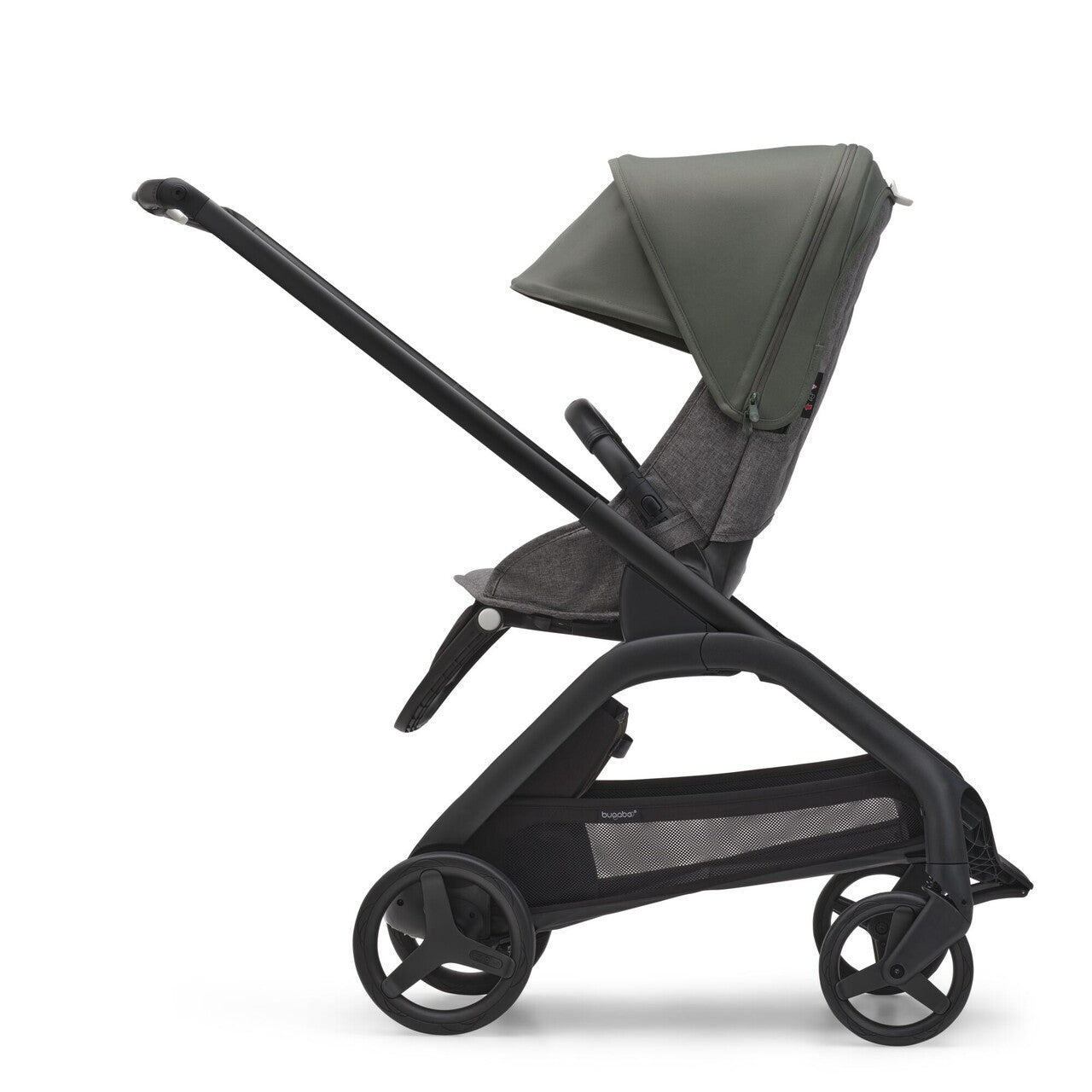 Bugaboo Dragonfly Wózek 2w1 Komplet Black/Green-Green