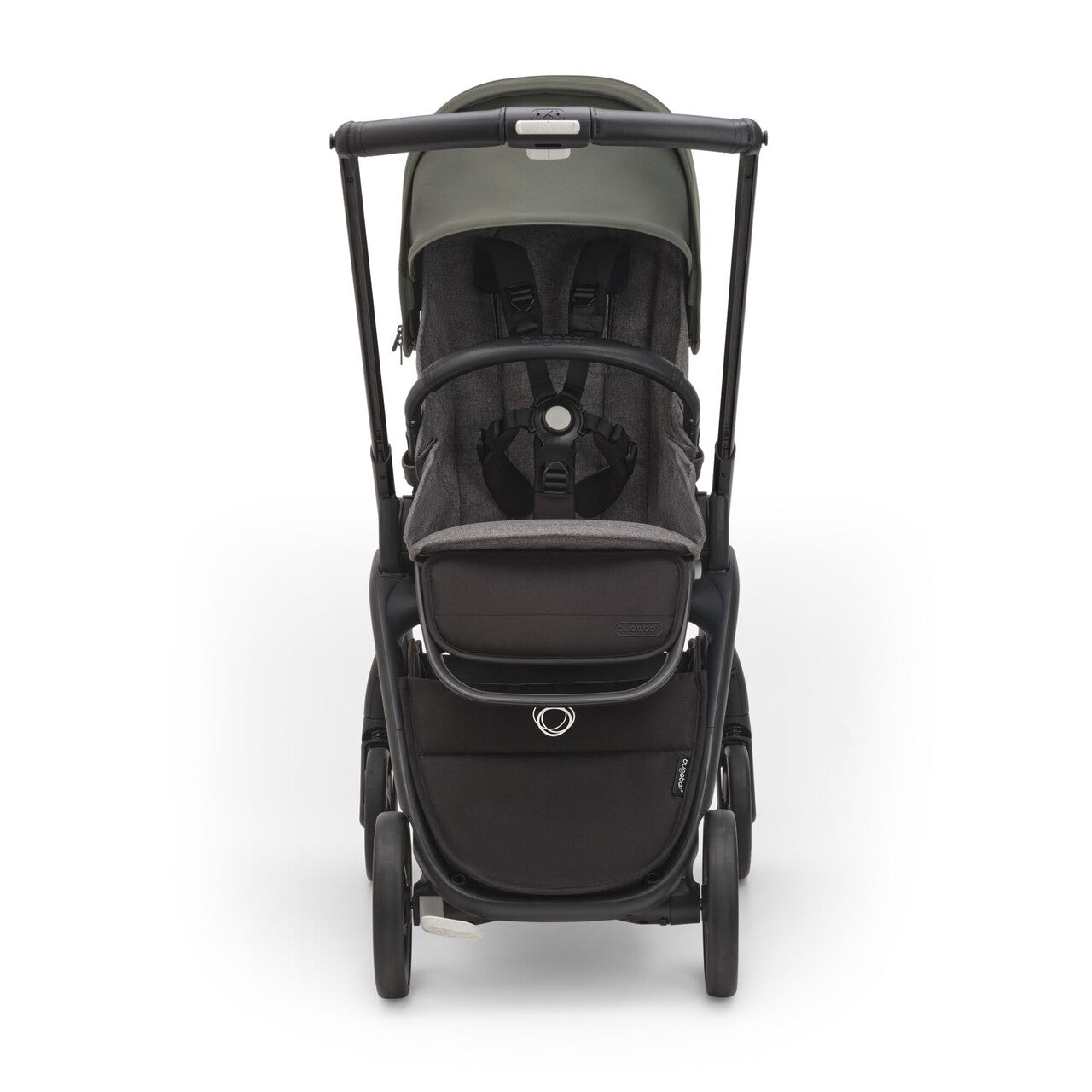 Bugaboo Dragonfly Wózek 2w1 Komplet Black/Green-Green