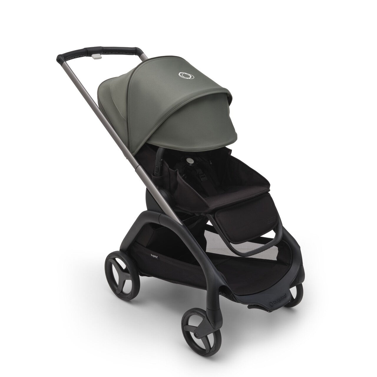 Bugaboo Dragonfly Wózek 2w1 Komplet Black/Green-Green
