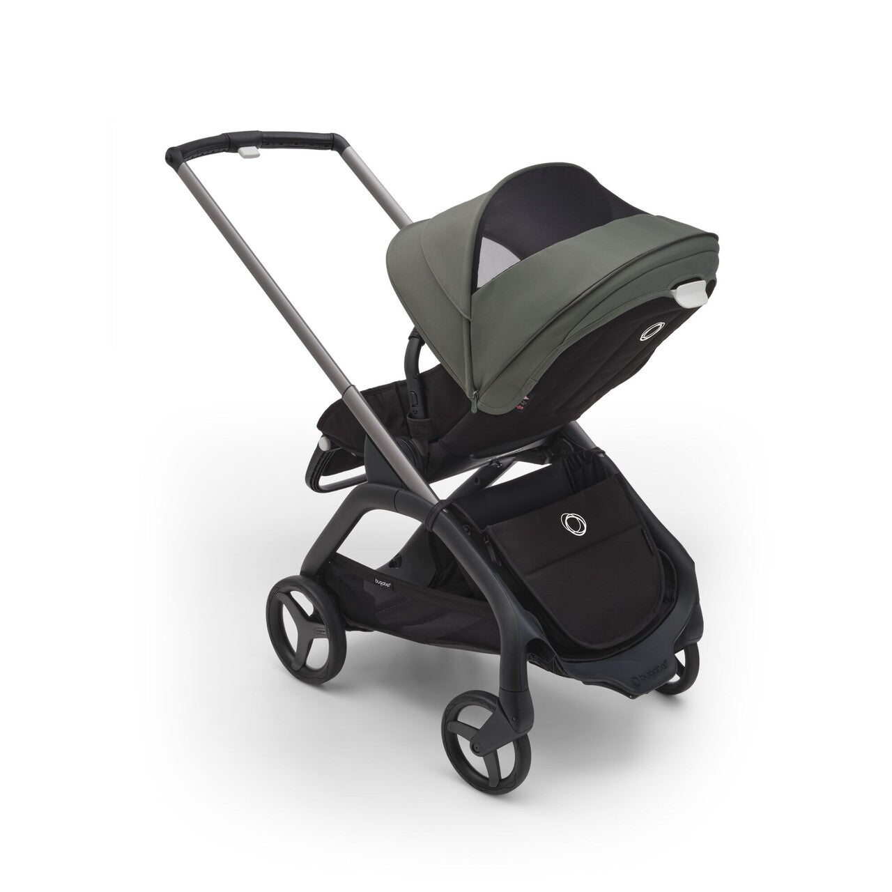 Bugaboo Dragonfly Wózek 2w1 Komplet Black/Green-Green