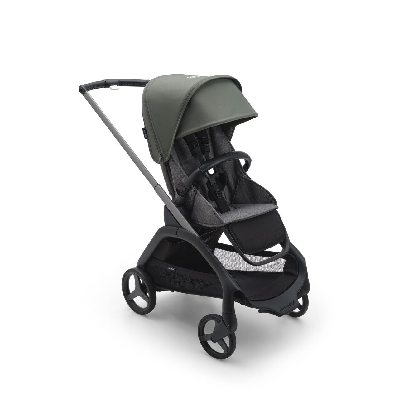 Bugaboo Dragonfly Wózek 2w1 Komplet Black/Green-Green