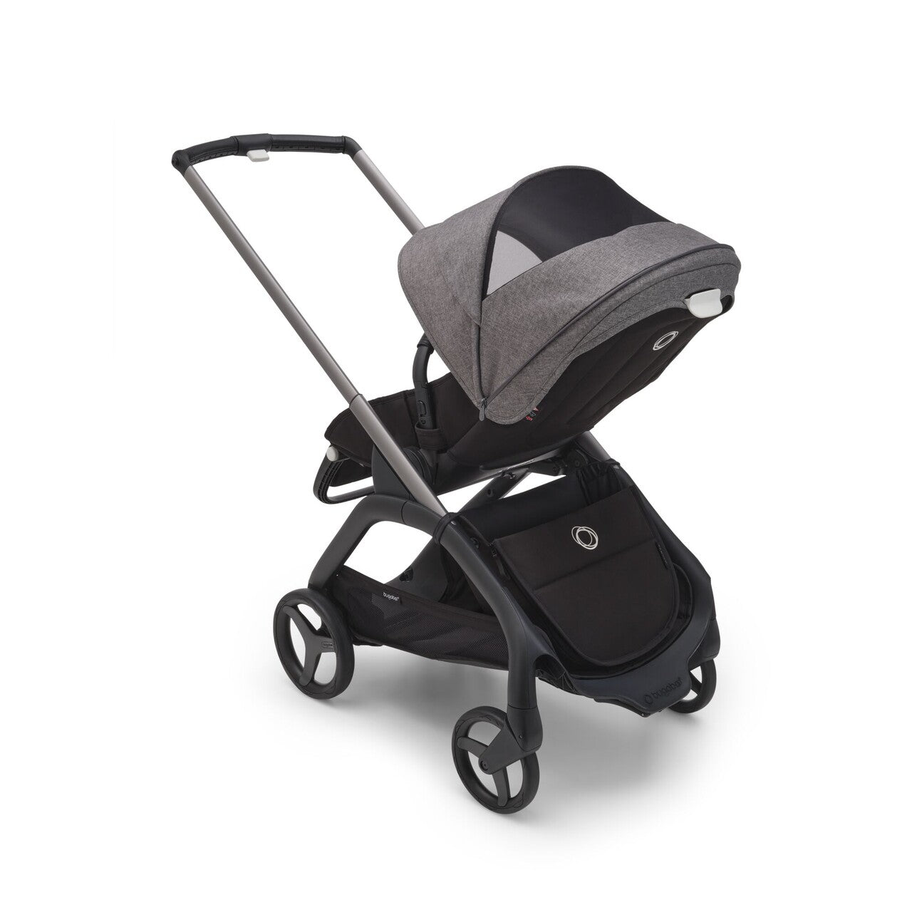 Bugaboo Dragonfly baza wózka bez budki BLACK/GREY MELANGE