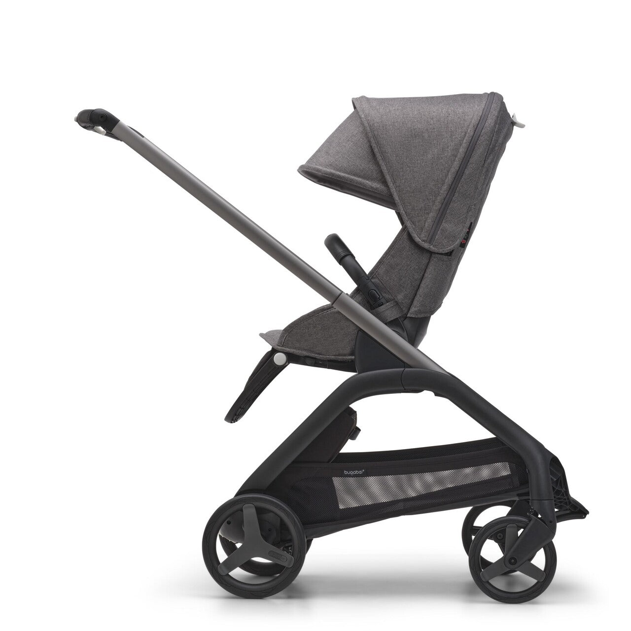 Bugaboo Dragonfly baza wózka bez budki BLACK/GREY MELANGE