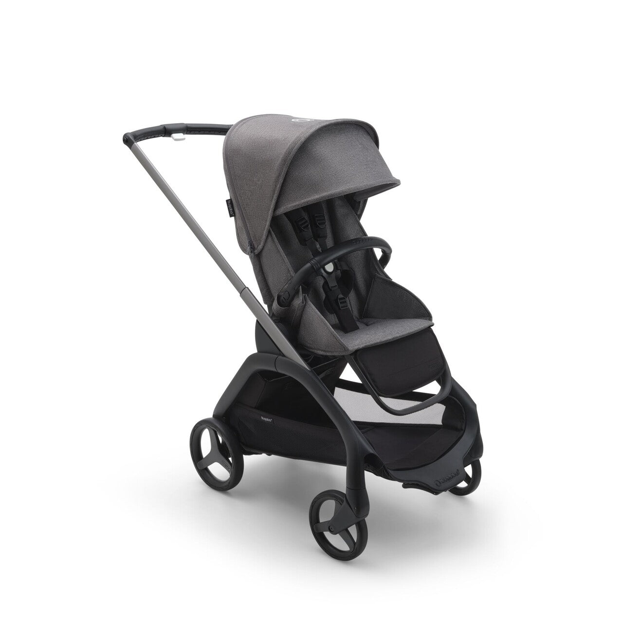 Bugaboo Dragonfly baza wózka bez budki BLACK/GREY MELANGE