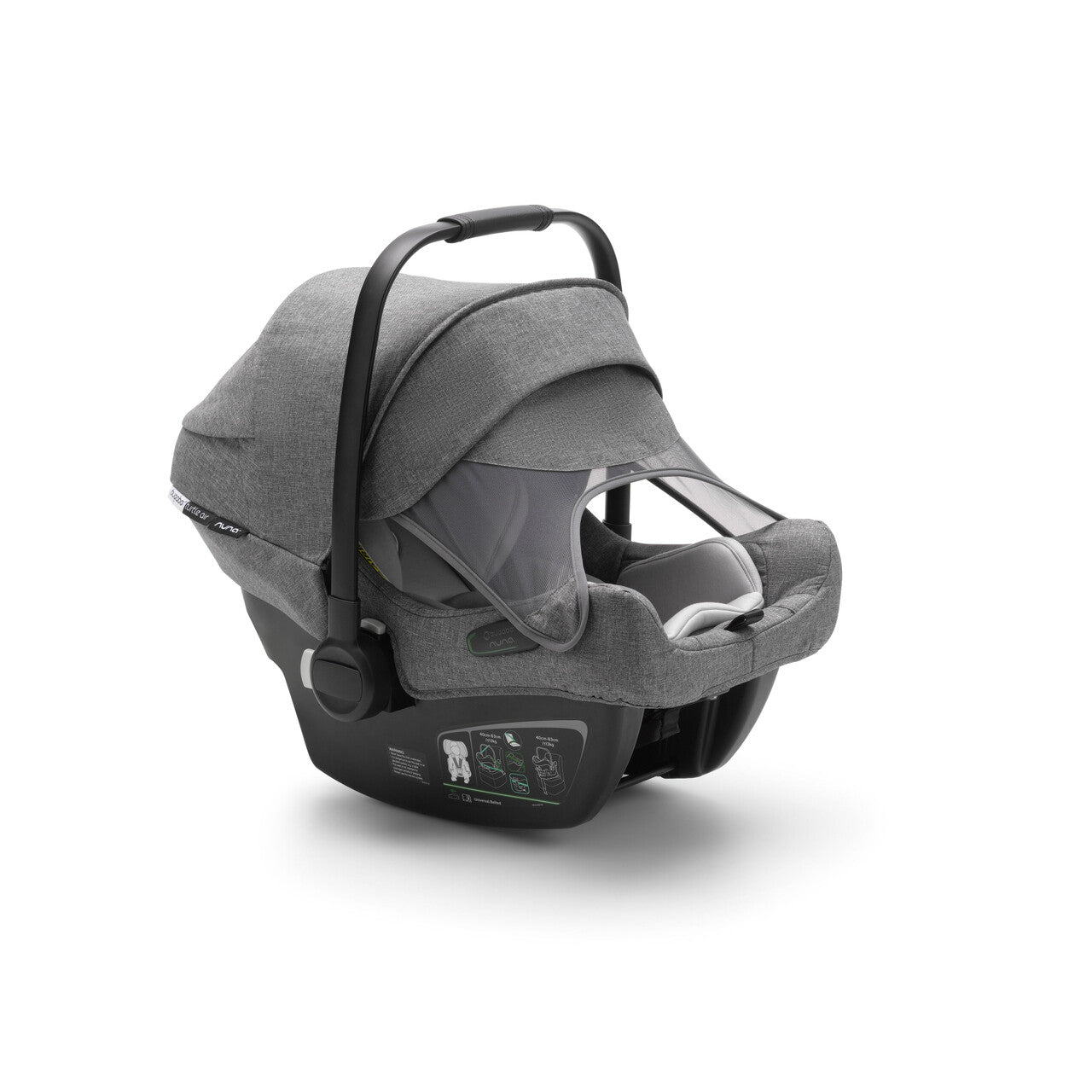 Bugaboo Turtle air fotel Fotelik samochodowy GREY MELANGE
