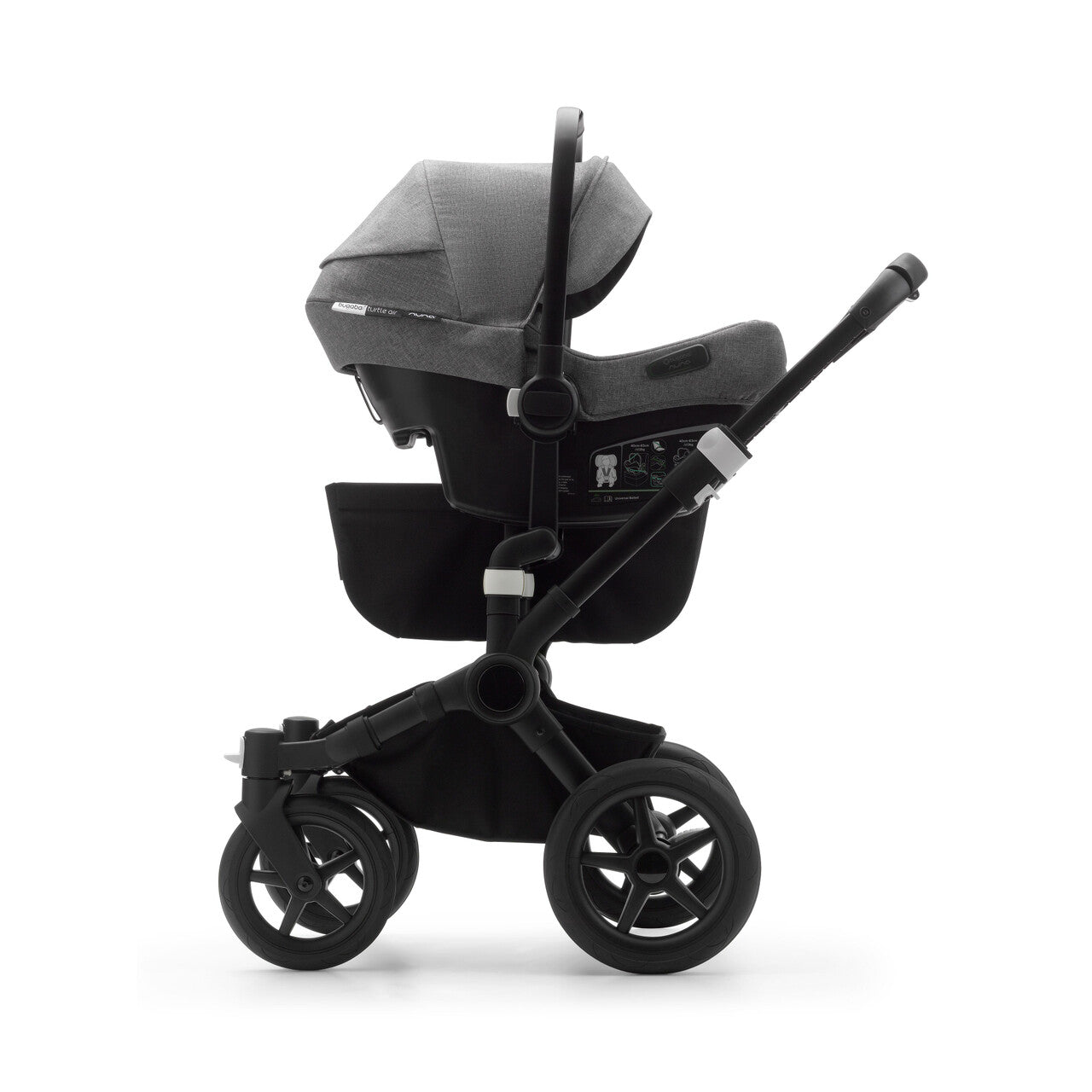 Bugaboo Turtle air fotel Fotelik samochodowy GREY MELANGE
