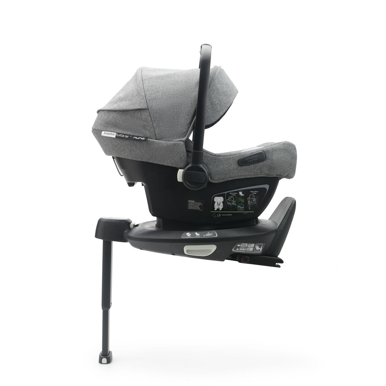 Bugaboo Turtle air fotel Fotelik samochodowy GREY MELANGE