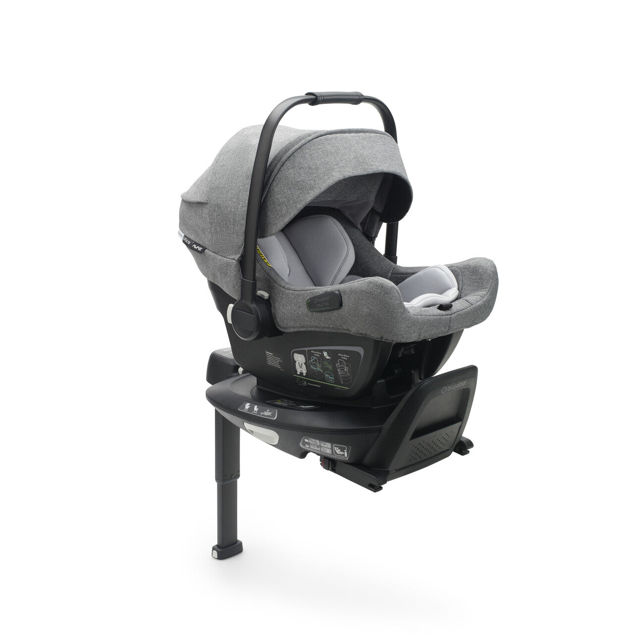 Bugaboo Turtle air fotel Fotelik samochodowy GREY MELANGE