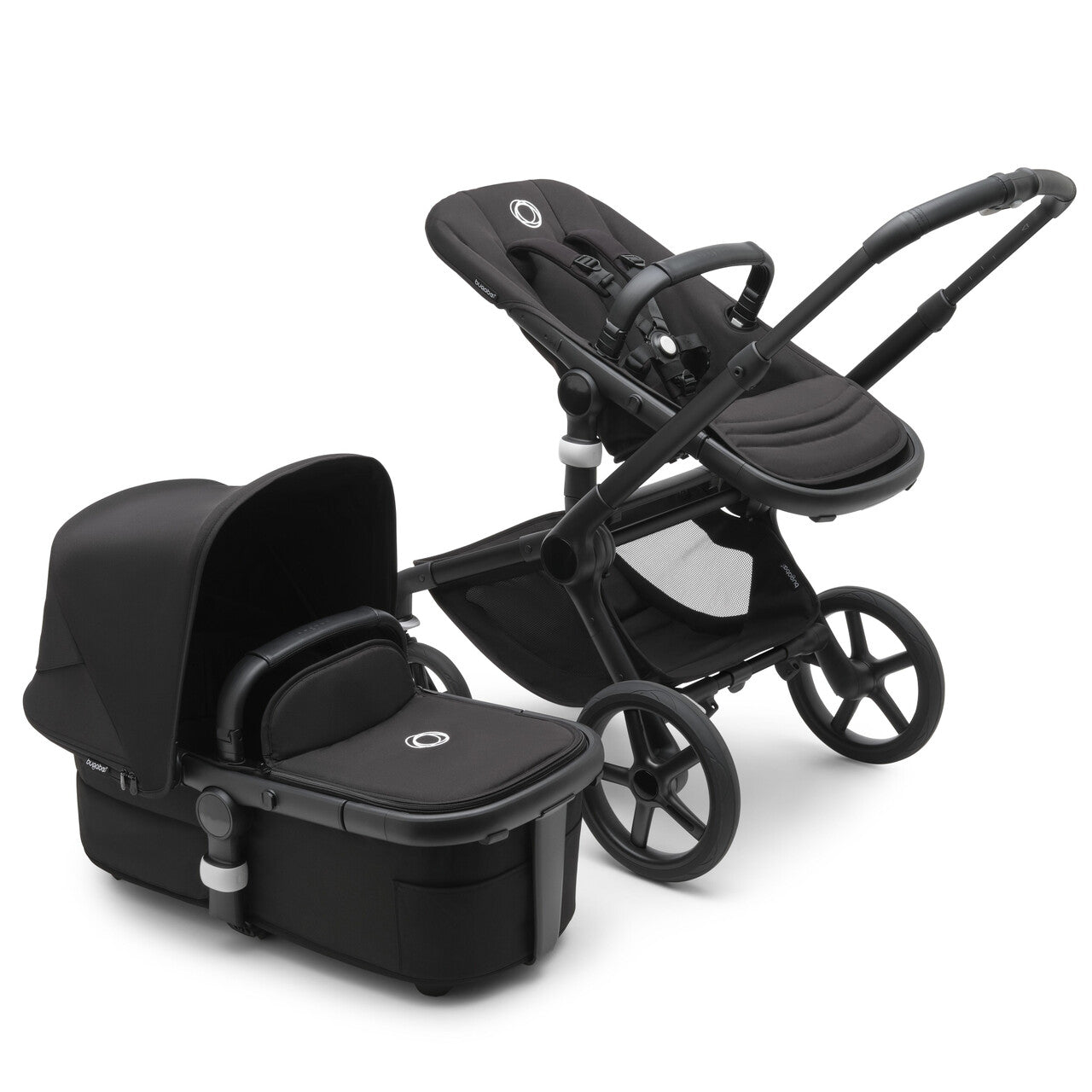 Bugaboo Fox5 Baza Wózka bez budki Black/Midnight Black