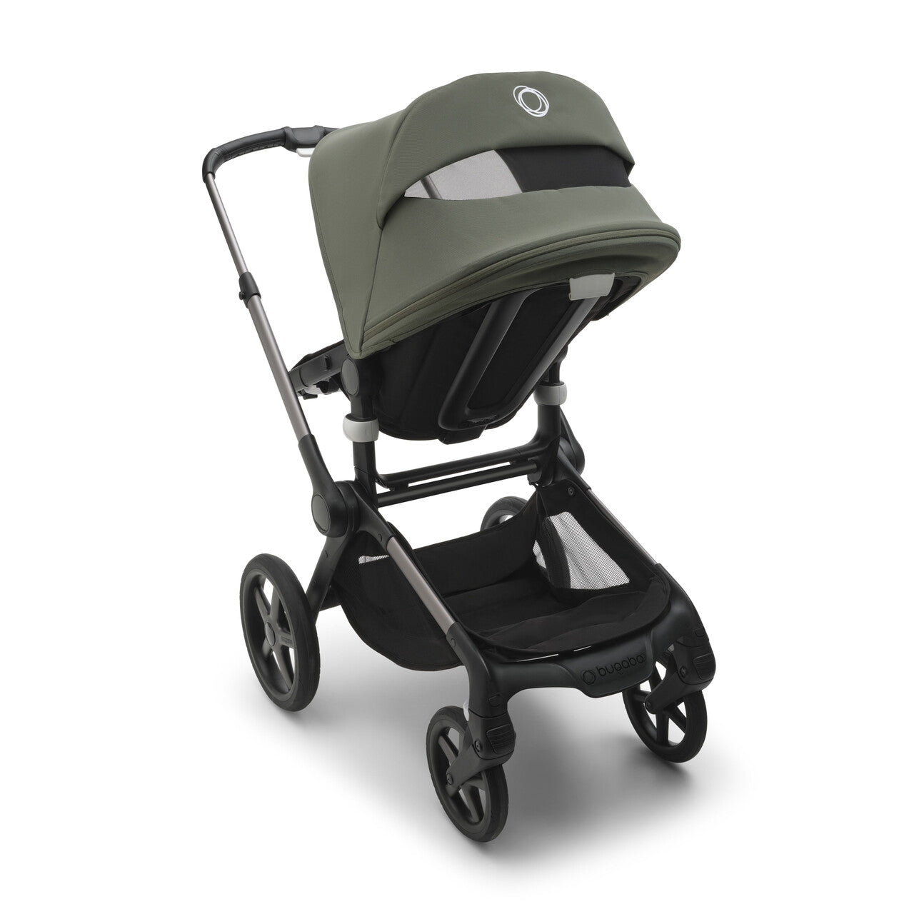 Bugaboo Fox5 Wózek 2w1 Komplet Black/Green-Green