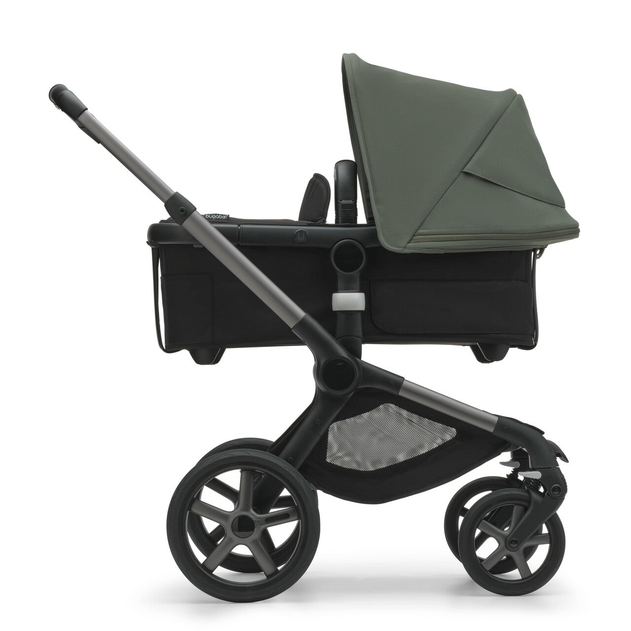 Bugaboo Fox5 Wózek 2w1 Komplet Black/Green-Green