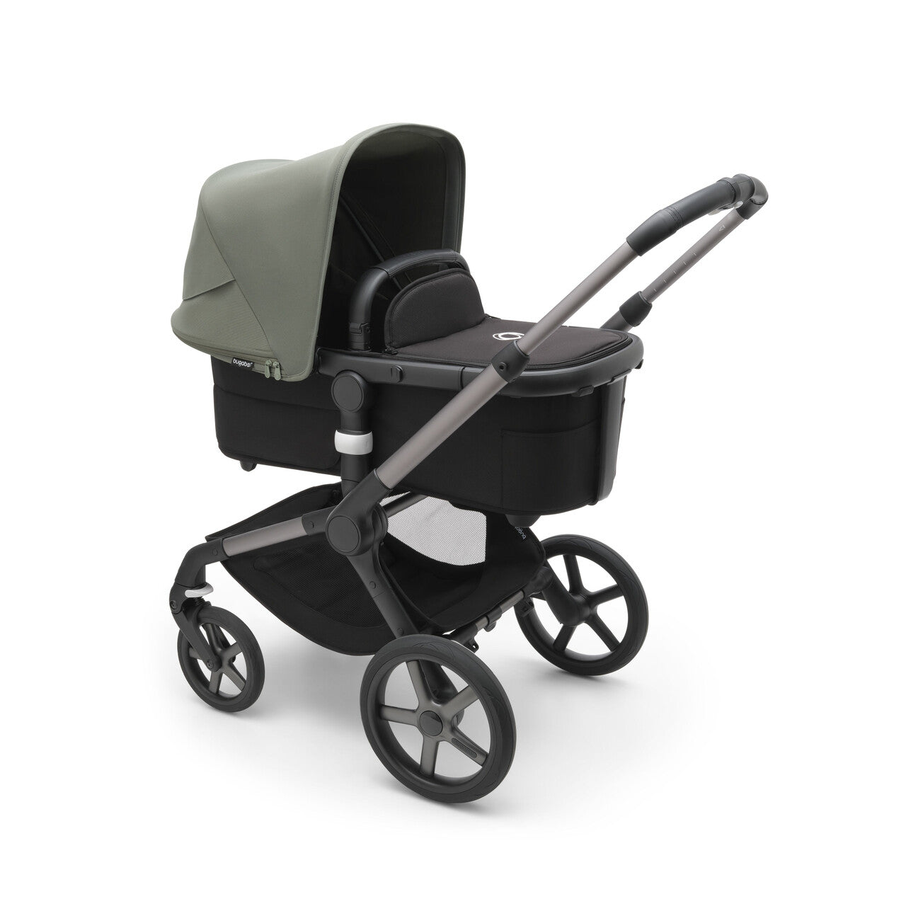 Bugaboo Fox5 Wózek 2w1 Komplet Black/Green-Green