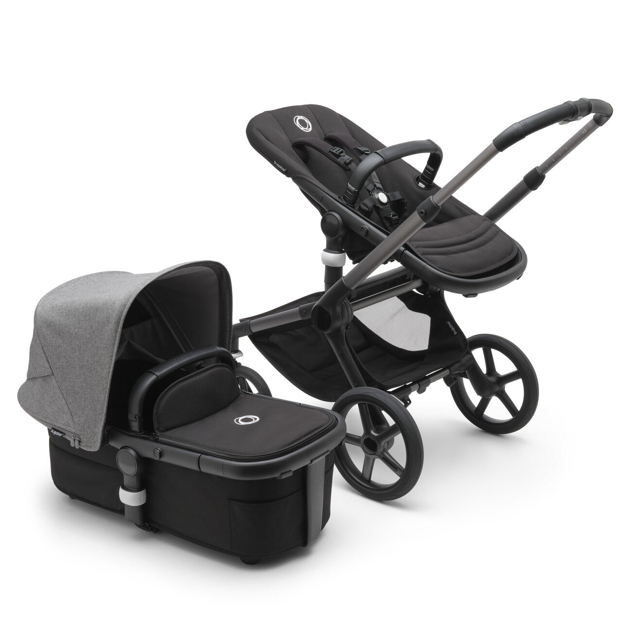 Bugaboo Fox5 Baza Wózka bez budki Graphite/Midnight Black