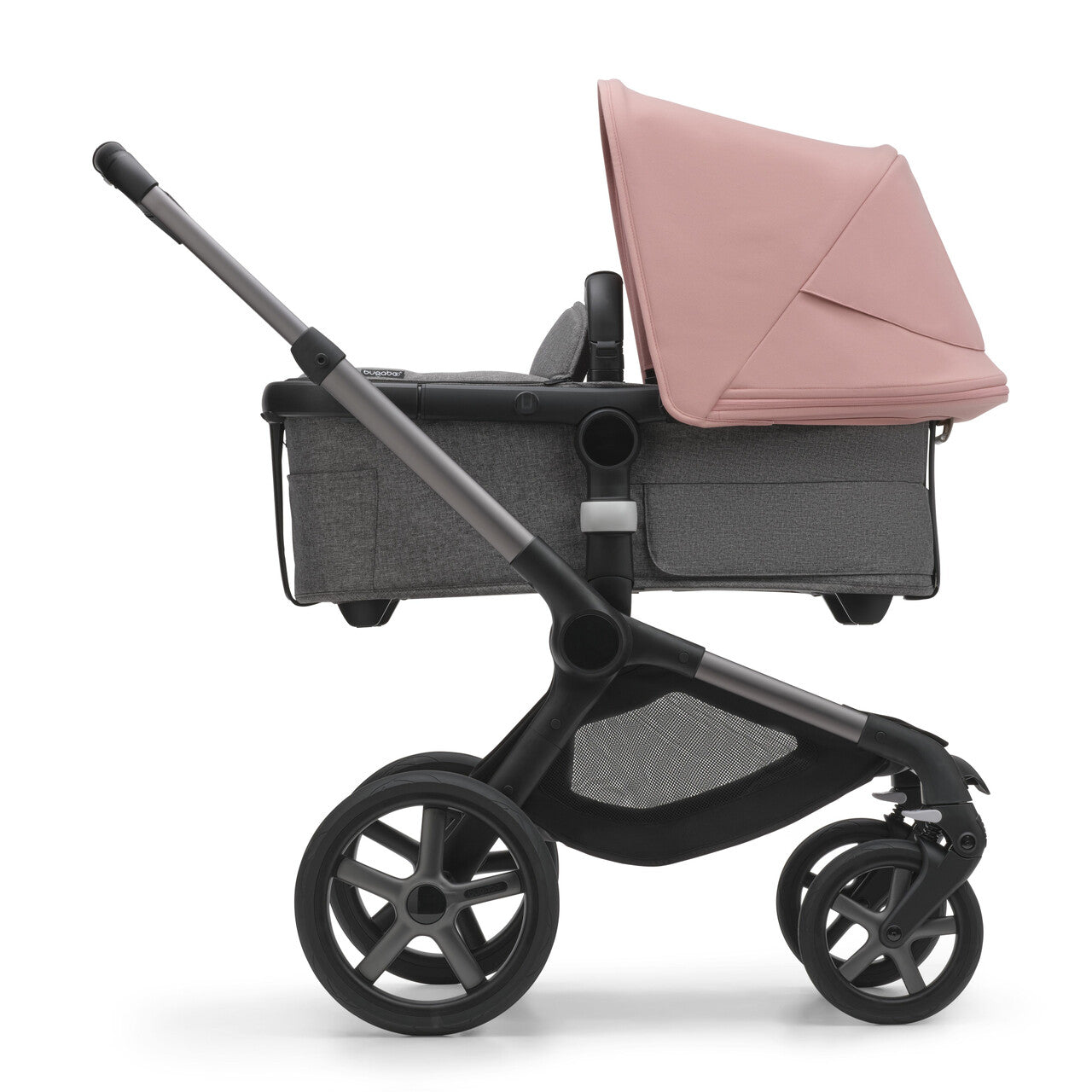 Bugaboo Fox5 Baza Wózka 2w1 bez budki Black/Grey Melange