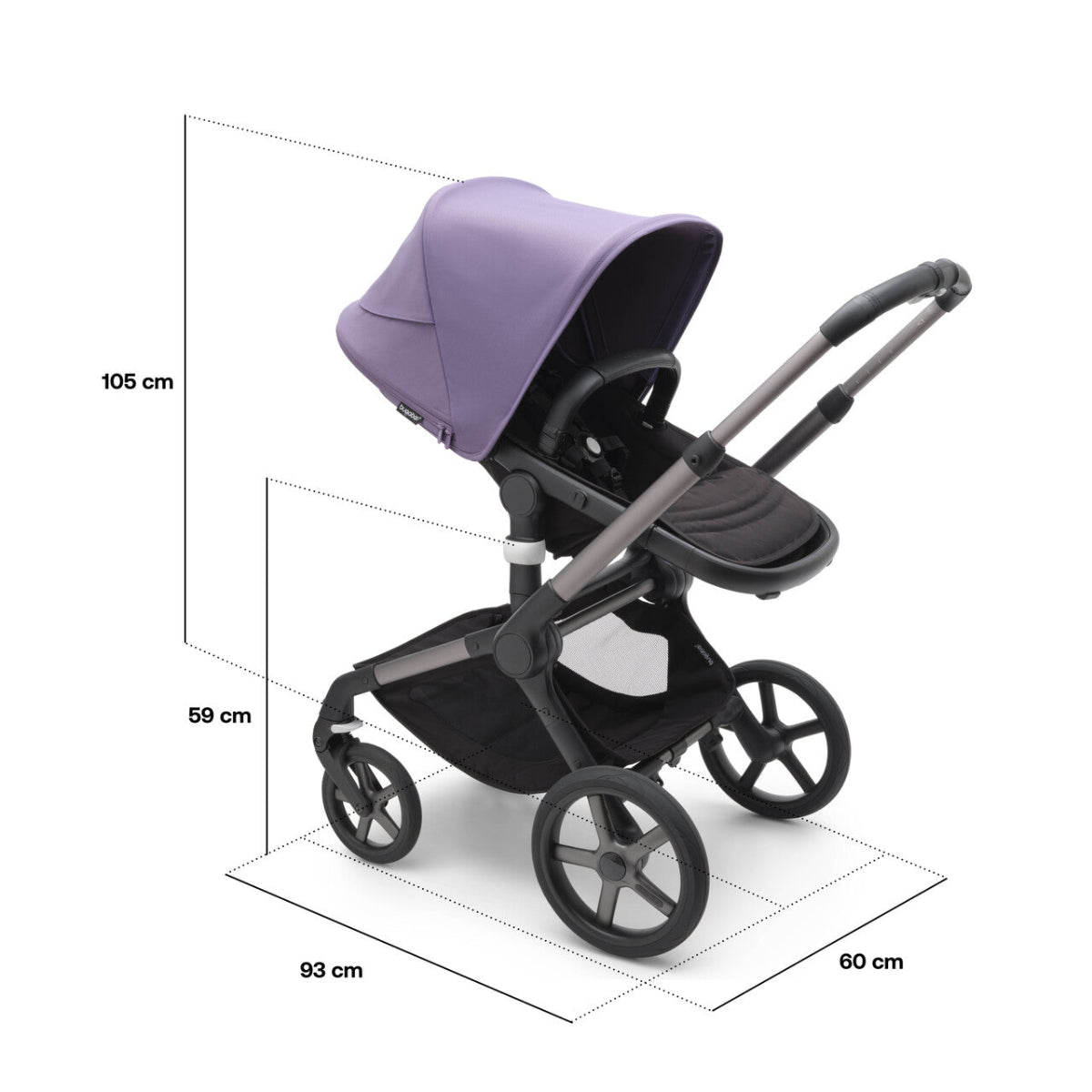 Bugaboo Fox5 Wózek 2w1 Komplet Black/Green-Green