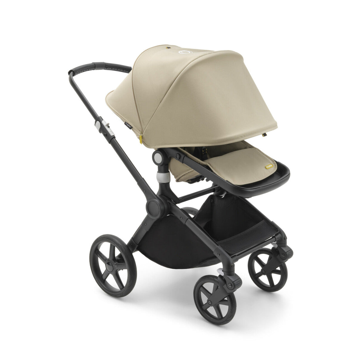 Bugaboo Fox Cub Wózek 2w1 Komplet Black/Desert Beige-Desert Beige