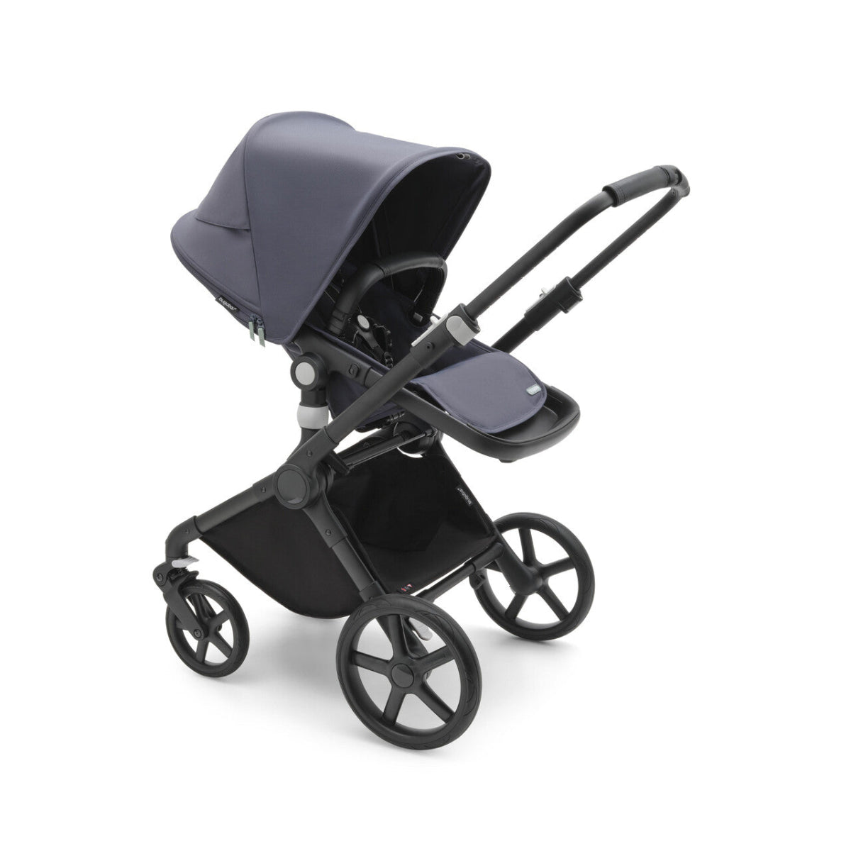 Bugaboo Fox Cub Wózek 2w1 Komplet Black/Stormy Blue-Stormy Blue