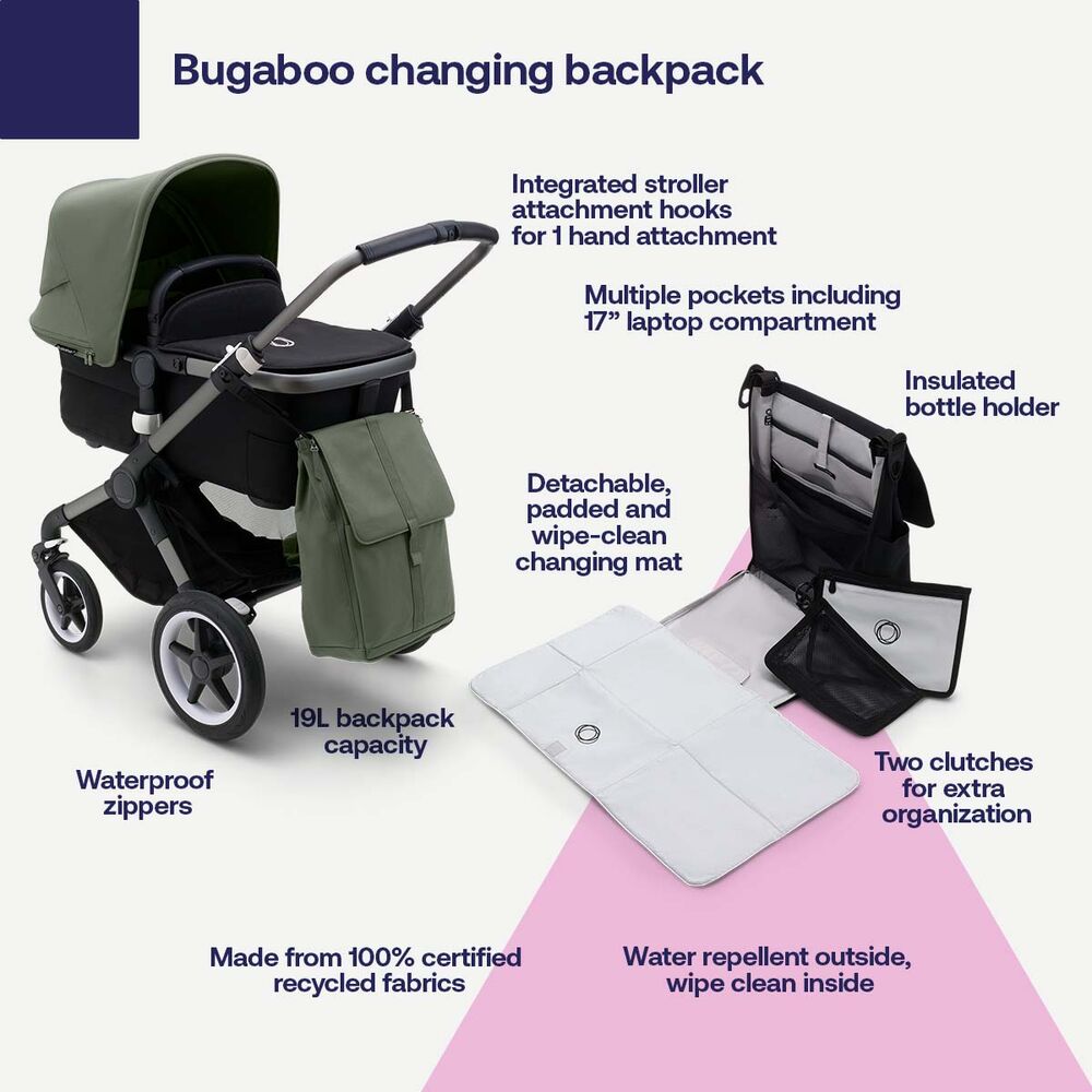 Bugaboo Plecak do wózka DESERT TAUPE