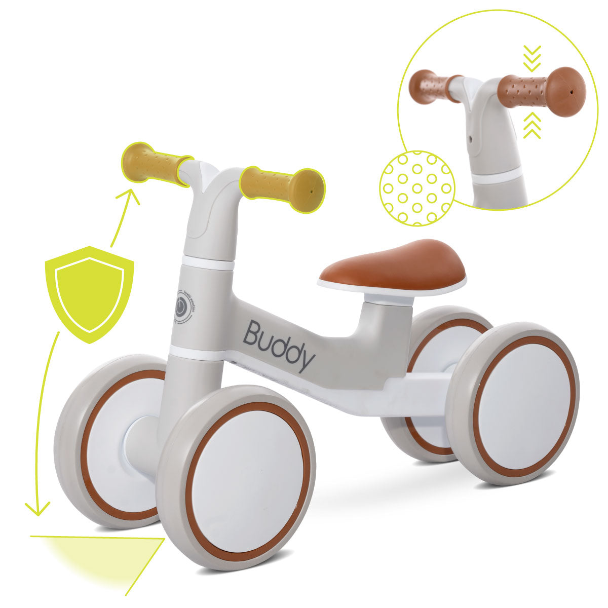 Lorelli Buddy - jeździk, rowerek biegowy | Beige.