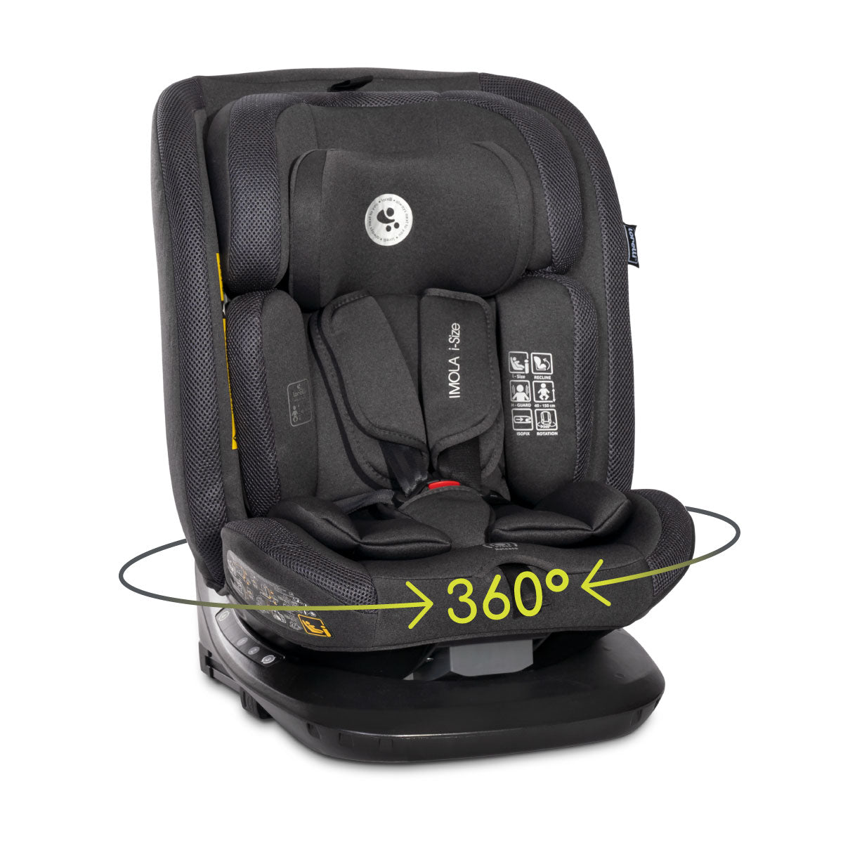 Lorelli Imola - fotelik i-Size 40-150 cm ISOFIX 360 | Black.