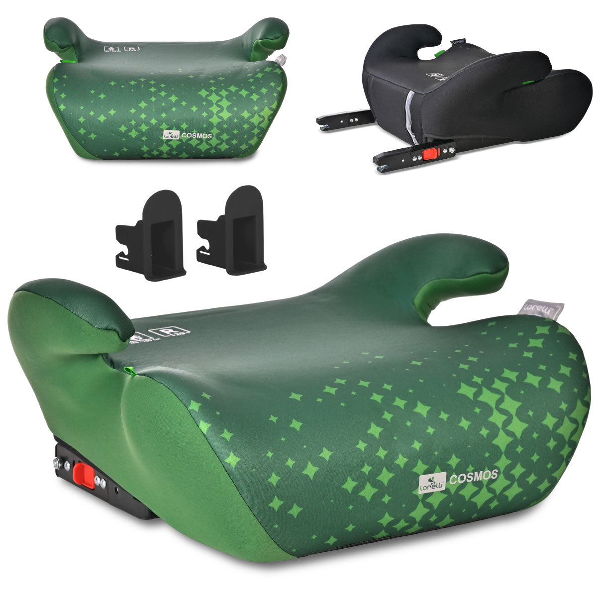 Lorelli Cosmos - podstawka samochodowa ISOFIX 125-150cm | Green.