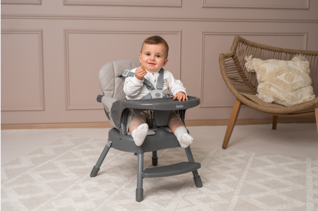 Lorelli Siesta - krzestełko do karmenia 3w1 | Beige Leather.