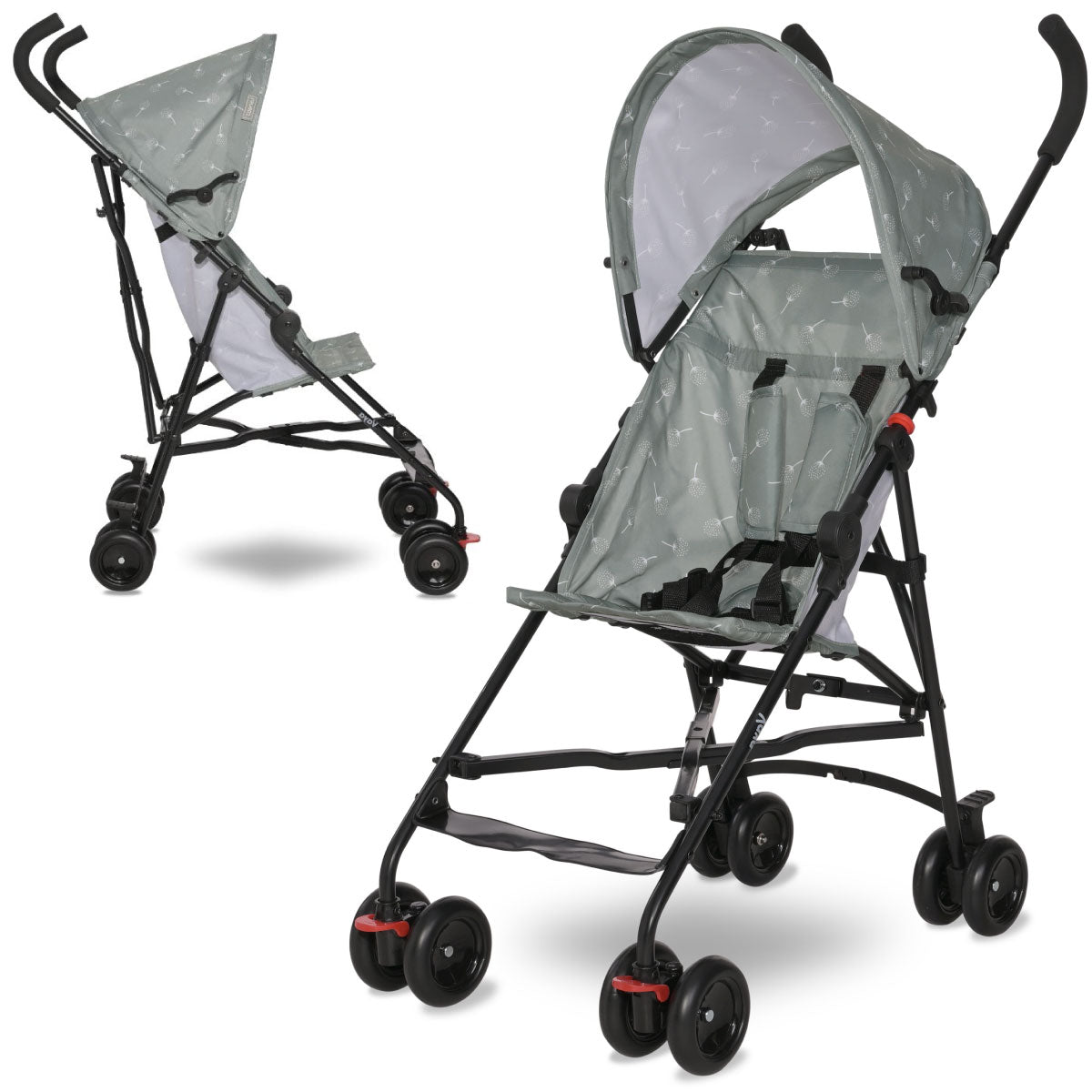 Lorelli Vaya - wózek spacerówka parasolka | Iceberg Green.