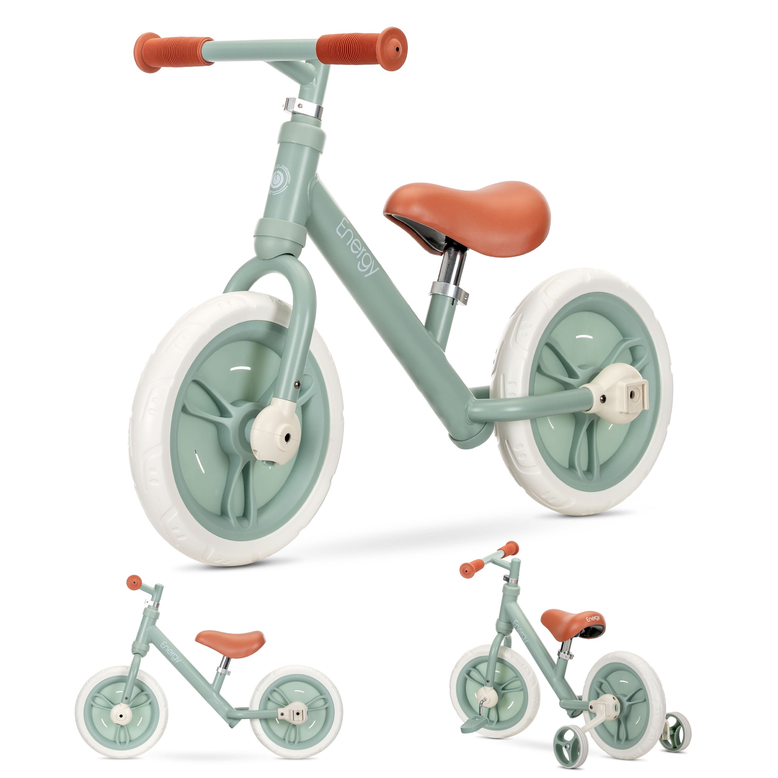 Lorelli Energy - rowerek biegowy 2w1 | Green.