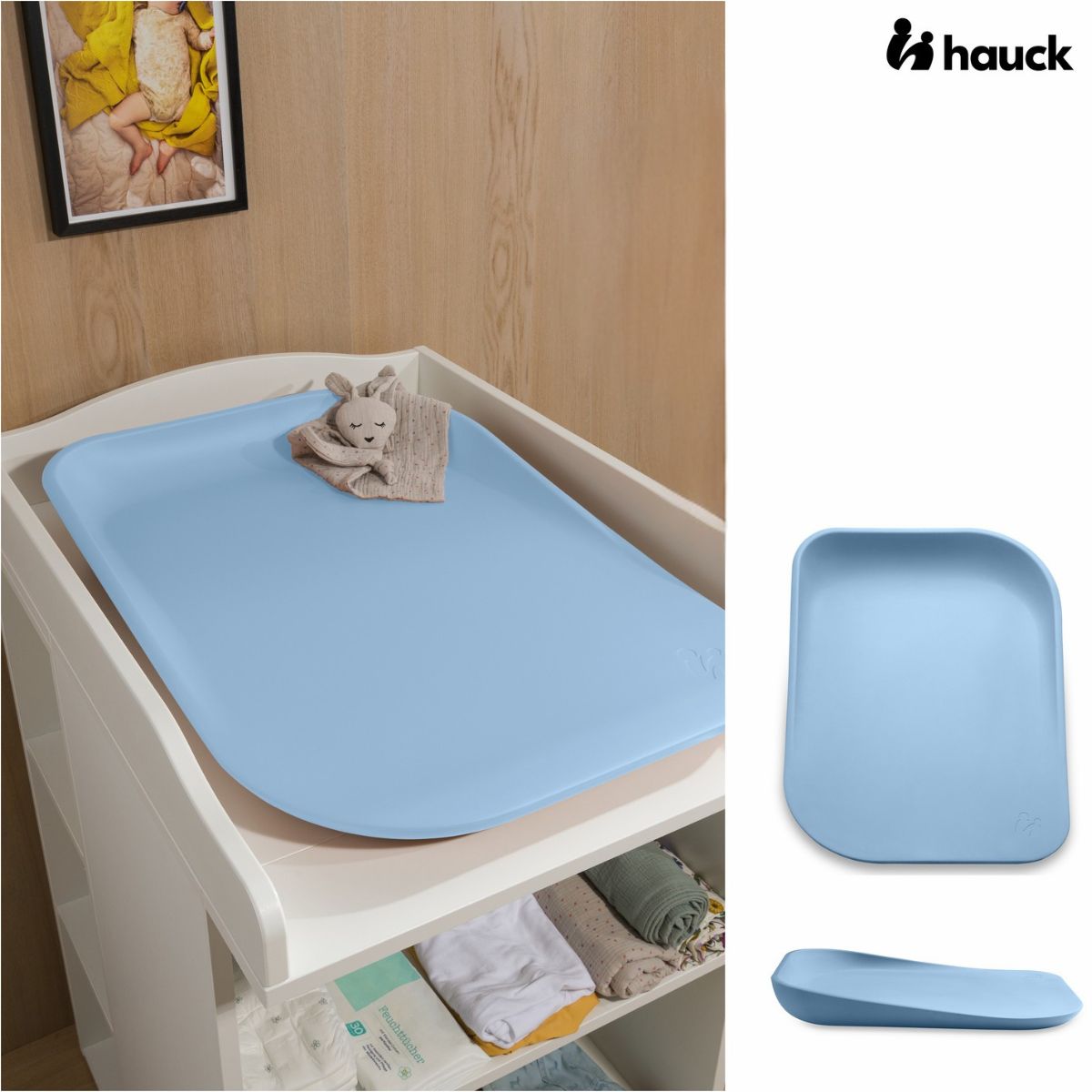 Hauck Change N Clean - przewijak piankowy | Light Blue.