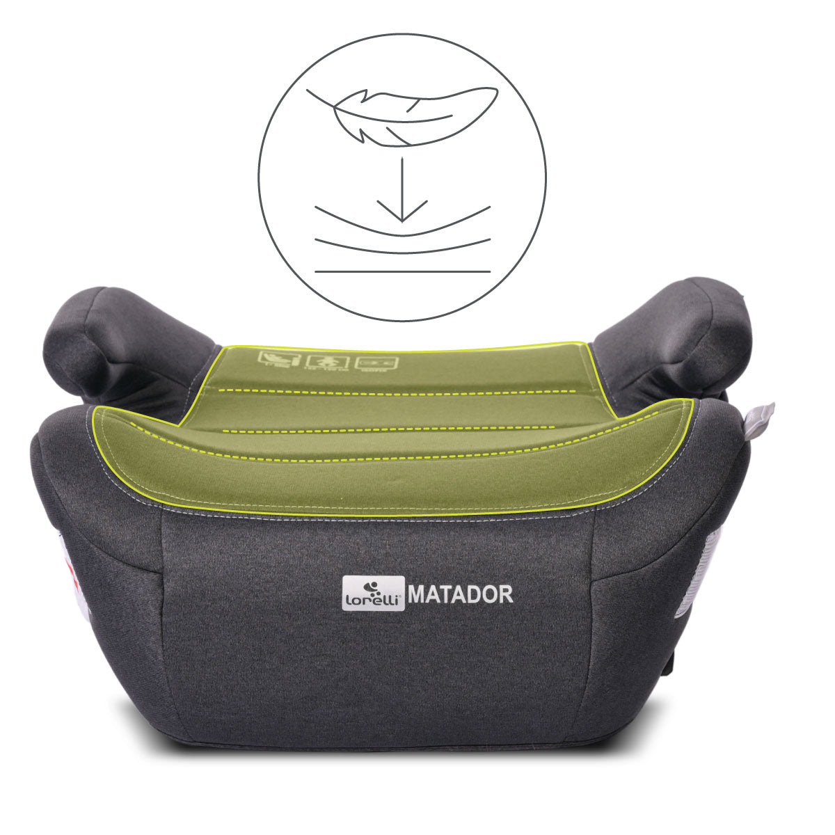 Lorelli Matador - podstawka samochodowa ISOFIX 125-150cm | Black Jasper.